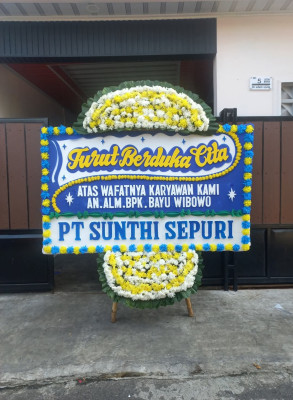 Papan Bunga Duka di Kebayoran Lama Selatan