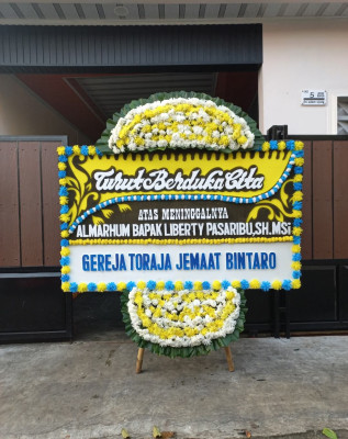 Papan Bunga Duka di Kebayoran Lama Selatan